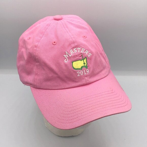 Masters American Needle Strap Back Pink 2019 Augusta National Golf Hat Cap - Picture 2 of 13